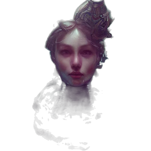 face, crown, mask, creature transparent PNG cut-out