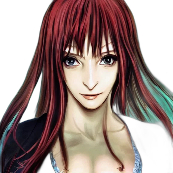 face, photorealistic, anime, fantasy art transparent PNG cut-out