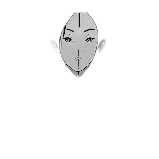 mask, face, jewelry, robot, anime, cartoon, concept art, 3d render transparent PNG cut-out