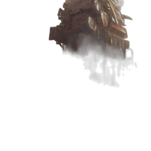 weapon, dragon, robot, sword, concept art, fantasy art, photorealistic, watercolor transparent PNG cut-out