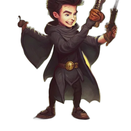 staff, concept art, fantasy art, comic book art, cartoon, dark, cute, little transparent PNG cut-out
