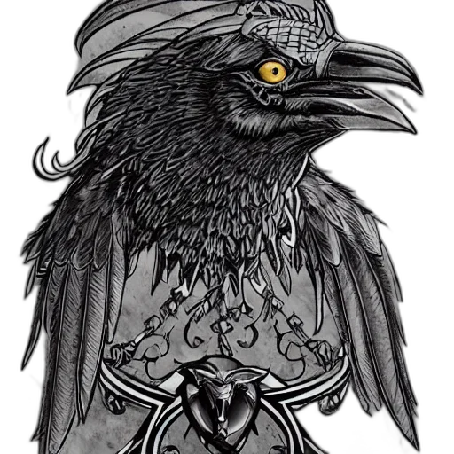 crown, dragon, staff, fantasy art transparent PNG cut-out