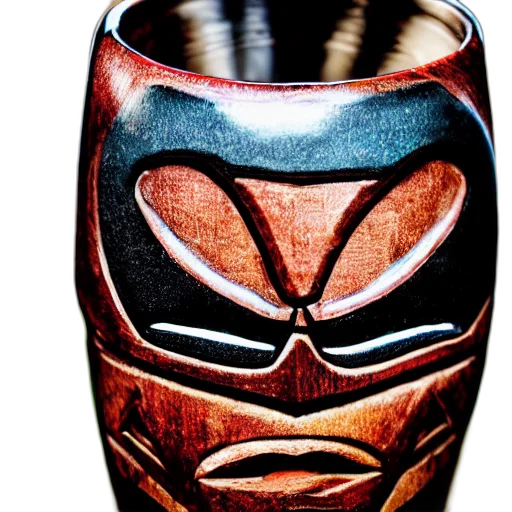 mask, face, bottle, photorealistic, 3d render, closeup, photograph, batman transparent PNG cut-out