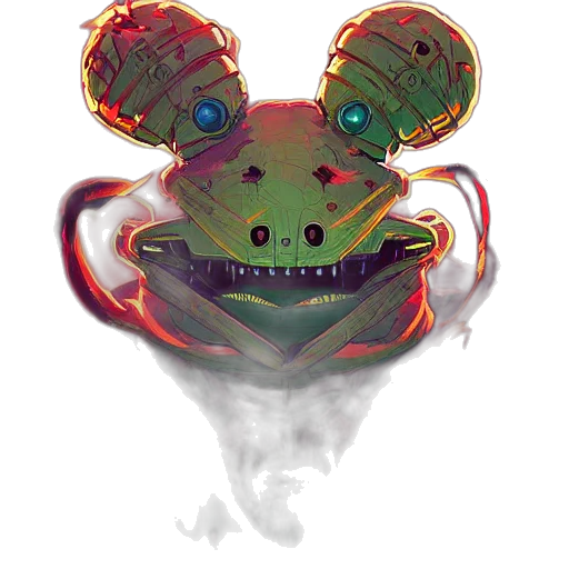 creature, mask, dragon, animal, concept art, pixel art, watercolor, fantasy art transparent PNG cut-out