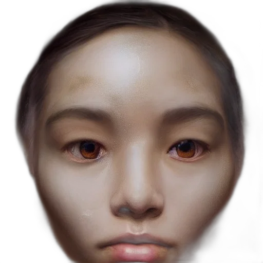 face, mask, robot, creature, photorealistic, oil painting, concept art, 3d render transparent PNG cut-out