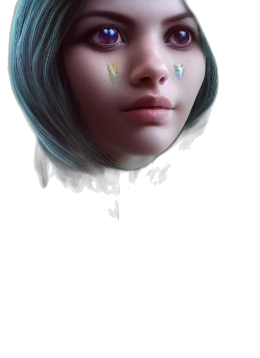 face, mask, robot, creature transparent PNG cut-out