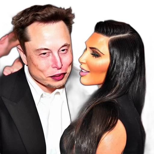face, mask, hair, elon transparent PNG cut-out
