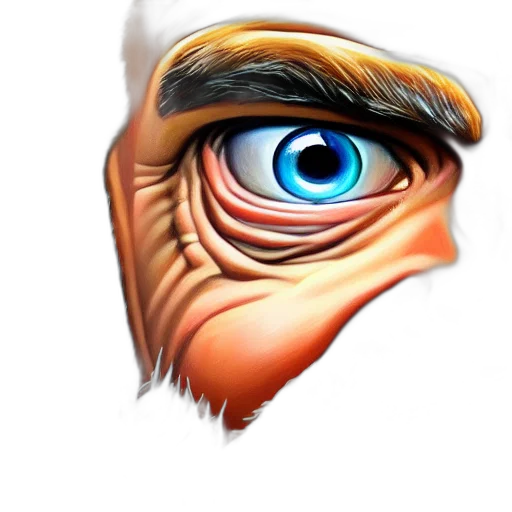 face, mask, staff, creature transparent PNG cut-out