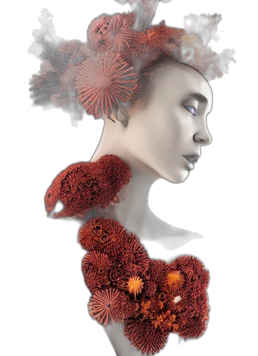 crown, flower, jewelry, dress transparent PNG cut-out