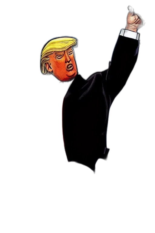 staff, hat, mask, creature, cartoon, concept art, comic book art, pixel art transparent PNG cut-out