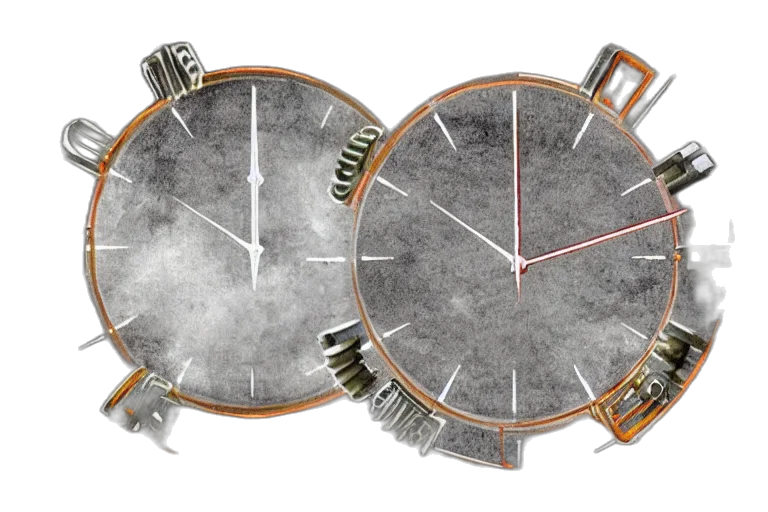 jewelry, 3d render, time, moving transparent PNG cut-out