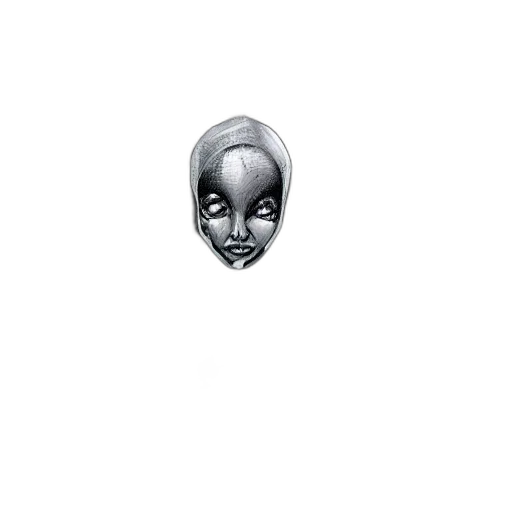 mask, face, creature, robot, pencil sketch, pixel art, photorealistic, concept art transparent PNG cut-out