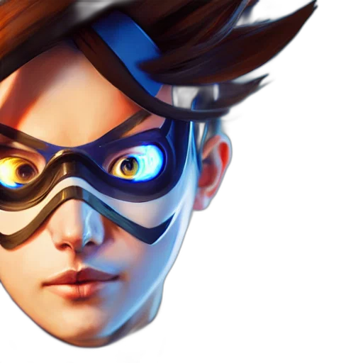 mask, face, concept art, 3d render transparent PNG cut-out