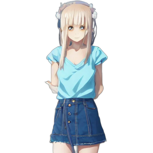 dress, staff, robot, creature transparent PNG cut-out