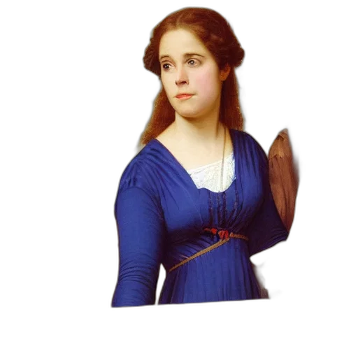 dress, jewelry, face, staff transparent PNG cut-out