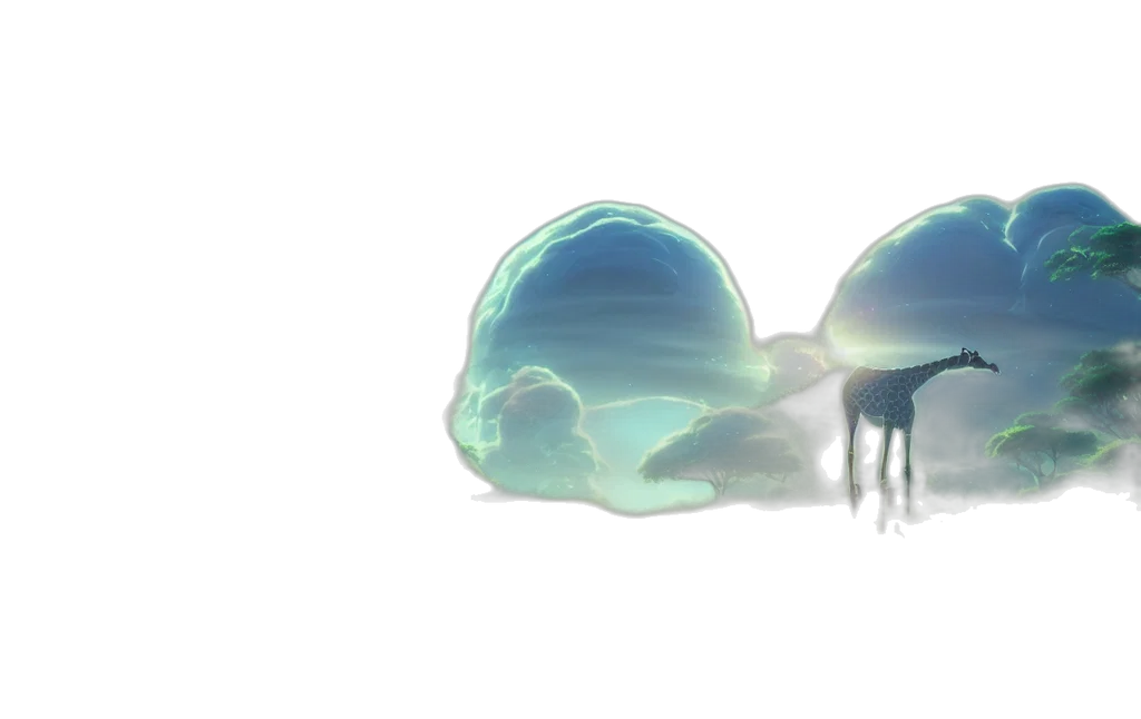 crown, hat, creature, umbrella, concept art, 3d render, vaporwave, fantasy art transparent PNG cut-out