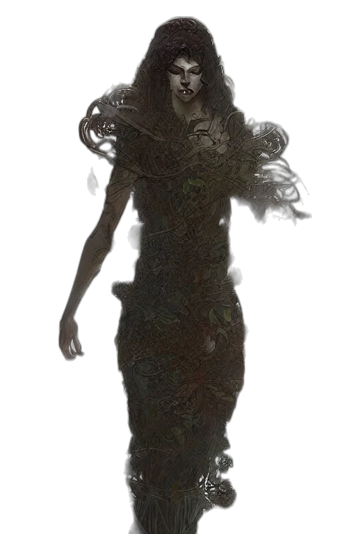 dress, creature, mask, staff, concept art, fantasy art, 3d render, pixel art transparent PNG cut-out