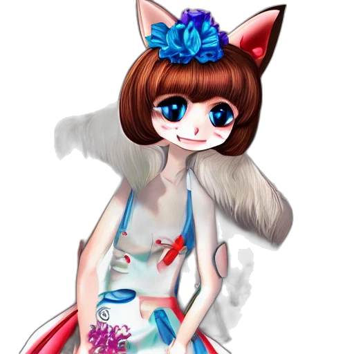 dress, staff, fantasy art, concept art transparent PNG cut-out