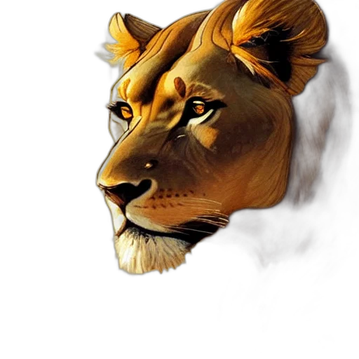 crown, animal, face, jewelry transparent PNG cut-out
