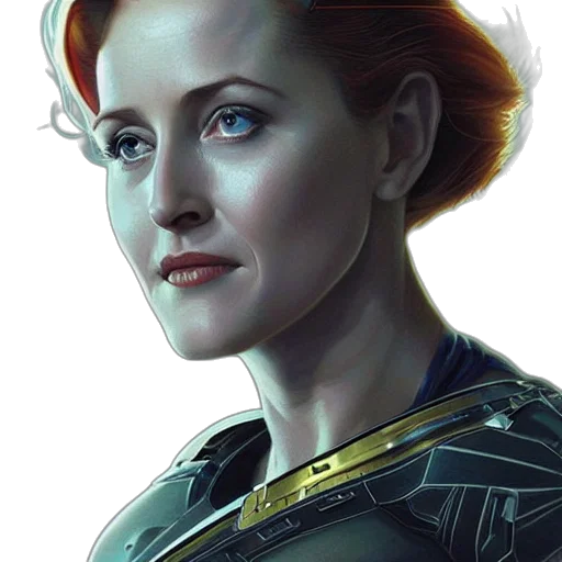 crown, face, robot, concept art transparent PNG cut-out