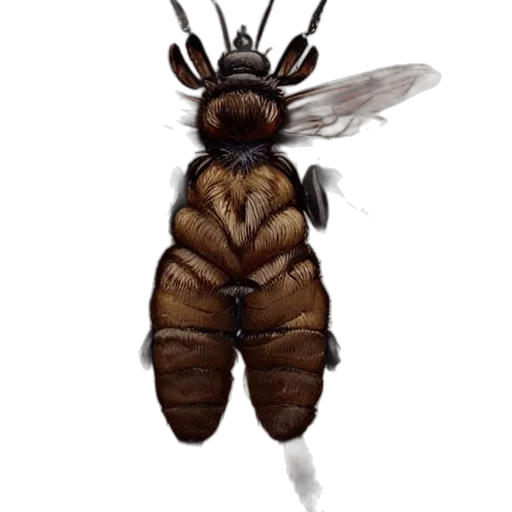 animal, creature, staff, concept art, pixel art, photorealistic, watercolor, bee transparent PNG cut-out