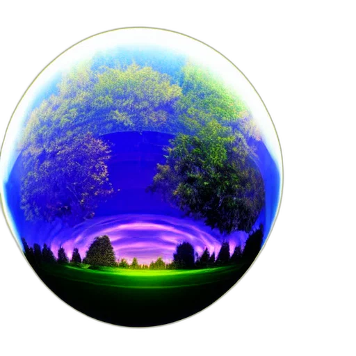 tree, umbrella, photorealistic, 3d render transparent PNG cut-out