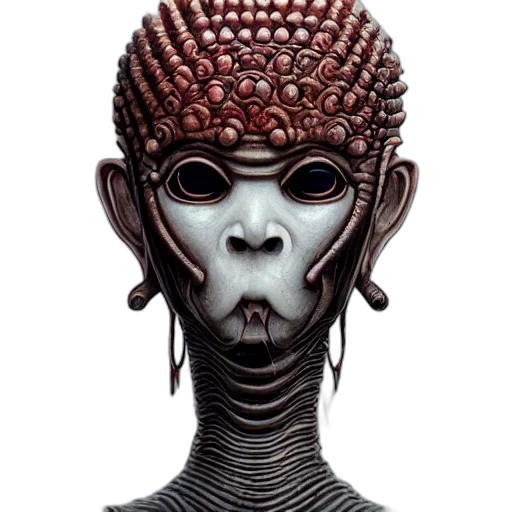 mask, face, robot, creature transparent PNG cut-out