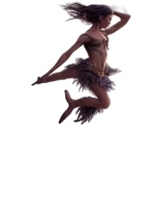 staff, creature, hair, fantasy art, concept art, photorealistic, 3d render, highly transparent PNG cut-out