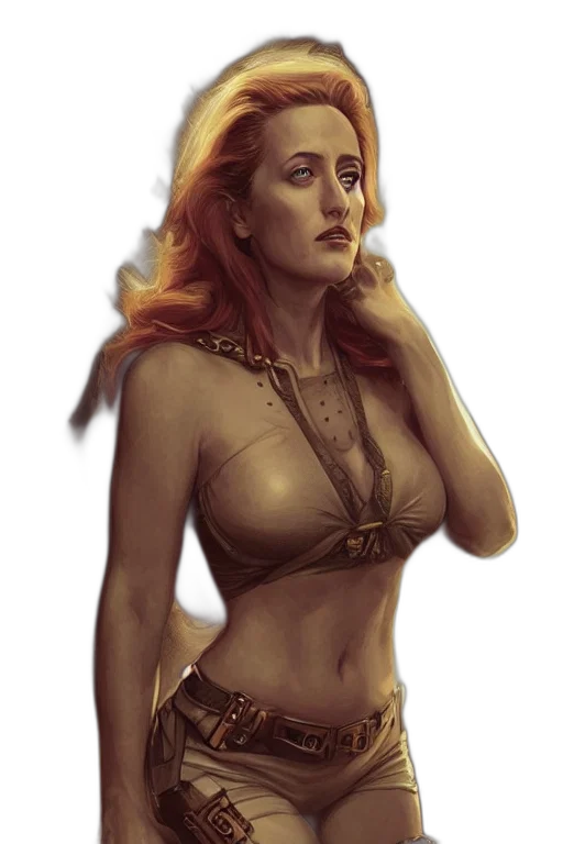 fantasy art, concept art, comic book art, photorealistic transparent PNG cut-out