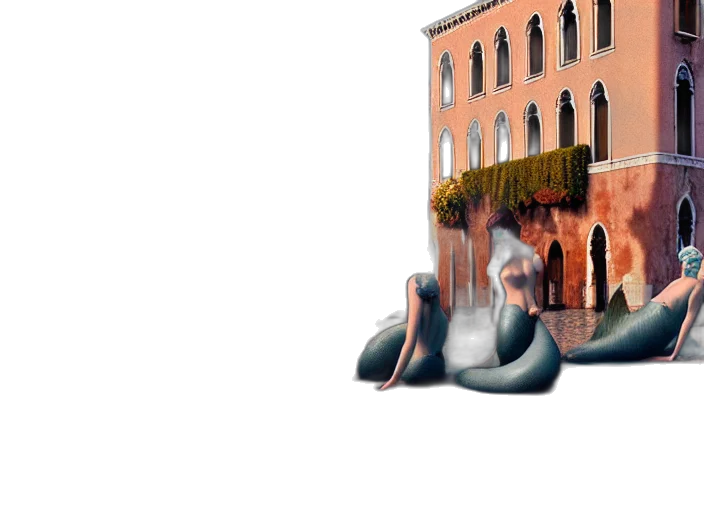 building, shoes, furniture, umbrella, 3d render, photorealistic, concept art, oil painting transparent PNG cut-out