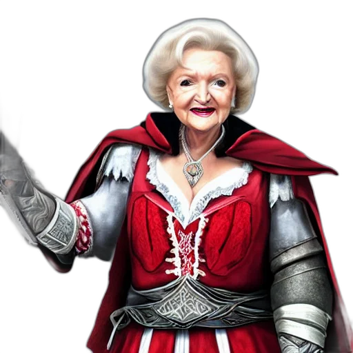 betty, white, ezio, auditore transparent PNG cut-out