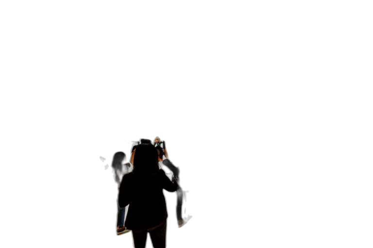 staff, robot, mask, jacket transparent PNG cut-out