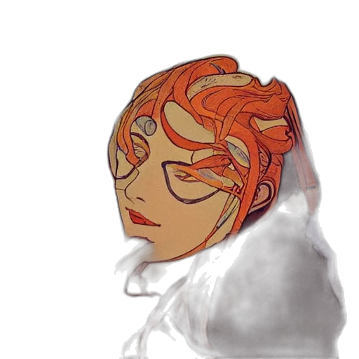 mask, crown, face, jewelry, concept art, watercolor, pixel art, fantasy art transparent PNG cut-out