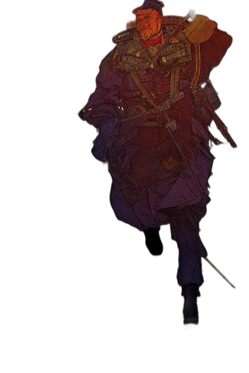 staff, sword, jacket, weapon transparent PNG cut-out