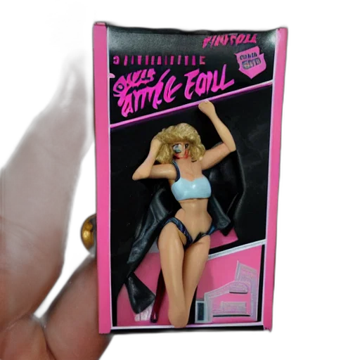 vaporwave, neon lights, photograph, femme transparent PNG cut-out