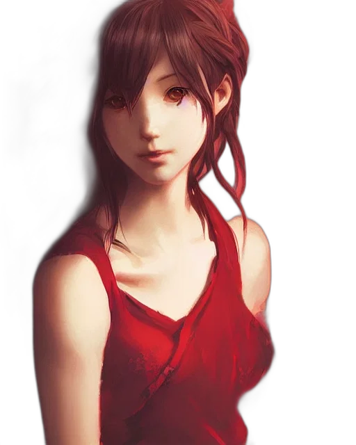 dress, face, photorealistic, fantasy art transparent PNG cut-out
