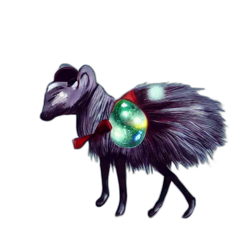 animal, creature, staff, jewelry, concept art, fantasy art, watercolor, pixel art transparent PNG cut-out