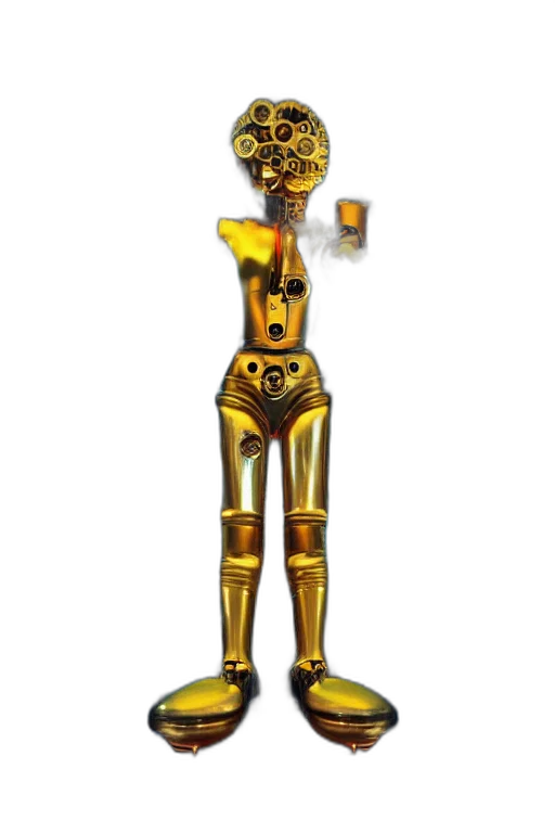 robot, staff, weapon, animal, 3d render, concept art, cartoon, pixel art transparent PNG cut-out