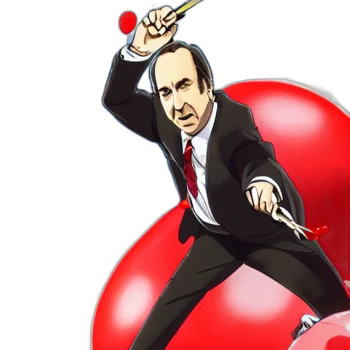 concept art, cartoon, saul, goodman transparent PNG cut-out