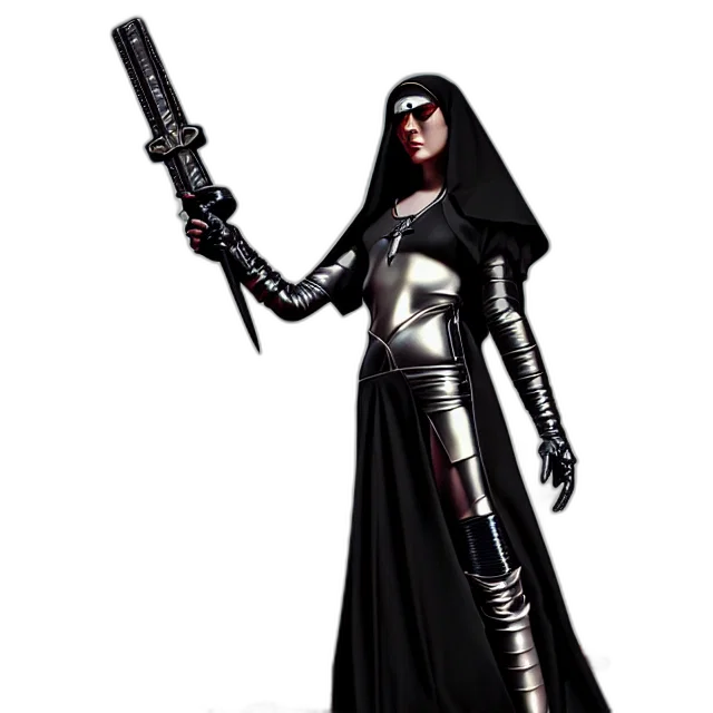 staff, weapon, sword, concept art, comic book art, 3d render, fantasy art, cyberpunk transparent PNG cut-out