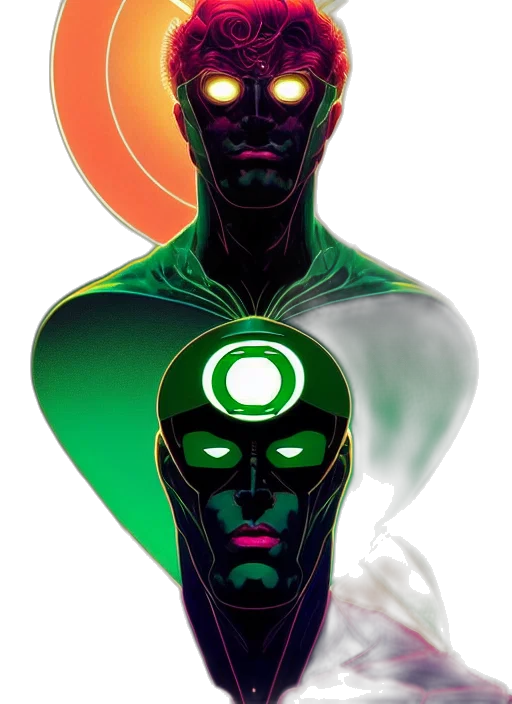 comic book art, concept art, 3d render, fantasy art transparent PNG cut-out