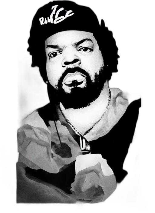 jacket, face, cartoon, photorealistic transparent PNG cut-out