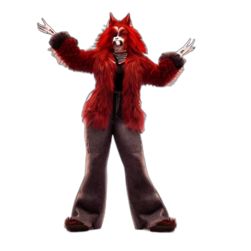creature, jacket, animal, staff transparent PNG cut-out