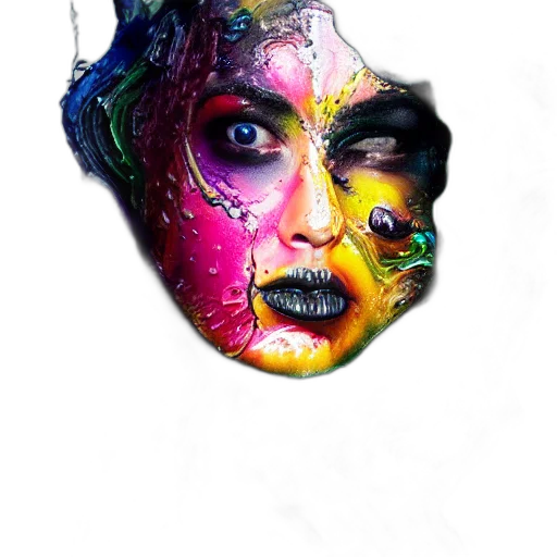 mask, face, crown, creature transparent PNG cut-out