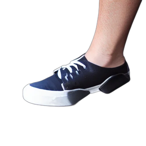 shoes, 3d render, photorealistic, monochrome, spherical transparent PNG cut-out