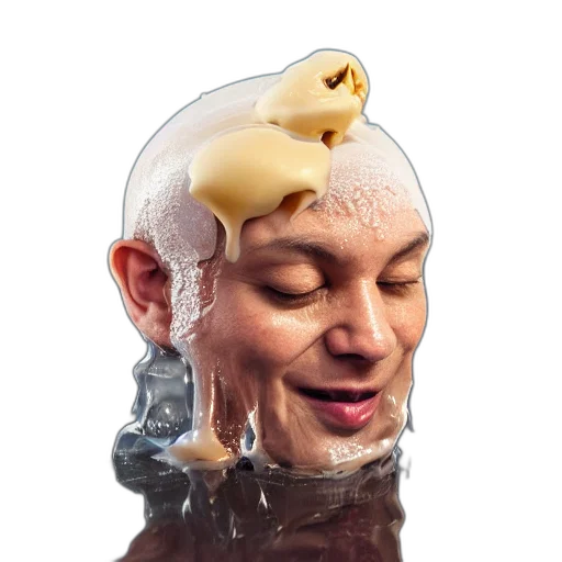 face, creature, mask, crown transparent PNG cut-out