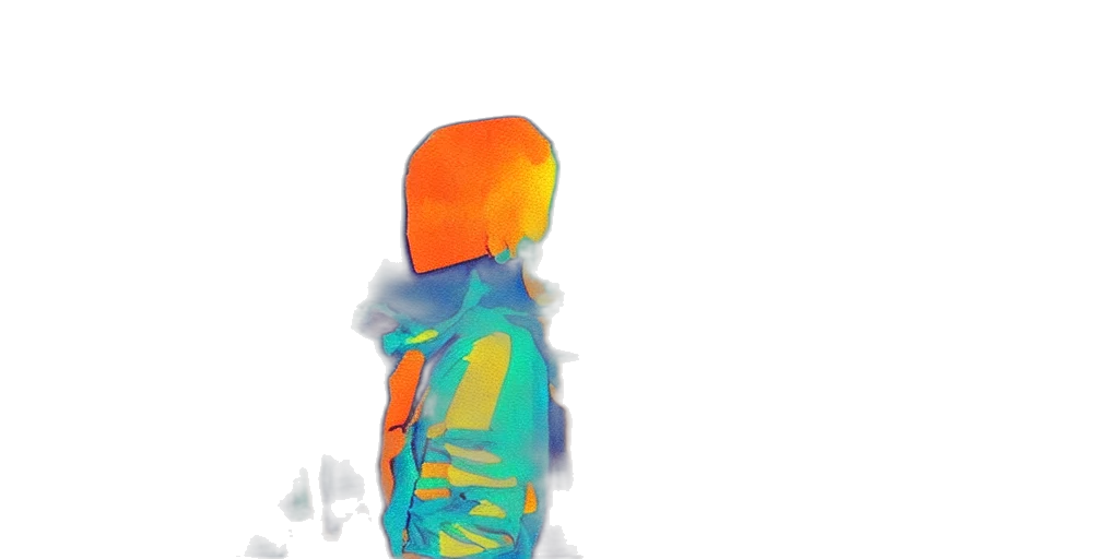 jacket, hat, mask, robot, watercolor, concept art, pixel art, photorealistic transparent PNG cut-out