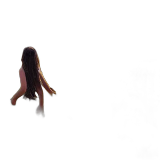 hair, dress, creature, animal, 3d render, concept art, photorealistic, pixel art transparent PNG cut-out