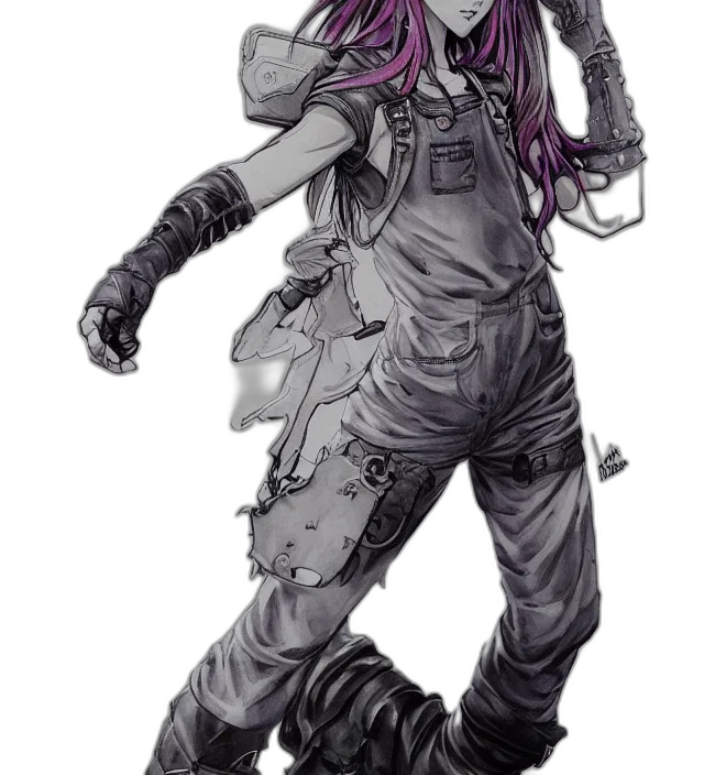 staff, creature, weapon, robot, concept art, cyberpunk, fantasy art, comic book art transparent PNG cut-out