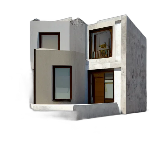 building, 3d render, photorealistic, concept art transparent PNG cut-out